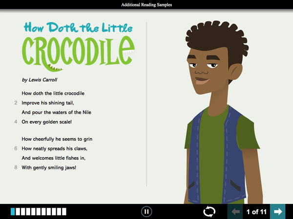 How Doth the  Little Crocodile: Digital Lesson